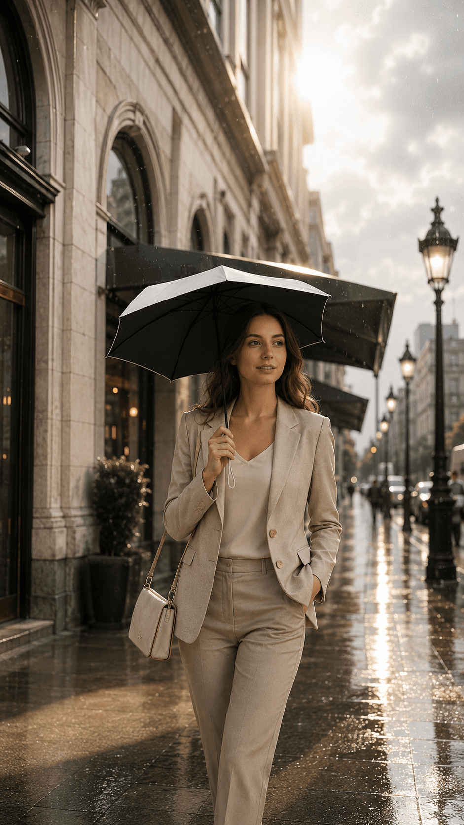Serve para chuva e para sol forte